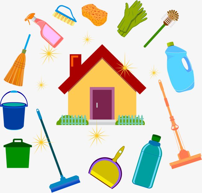 Imagen de productos para la limpieza del hogar como blanqueador, fabulos, etc.
