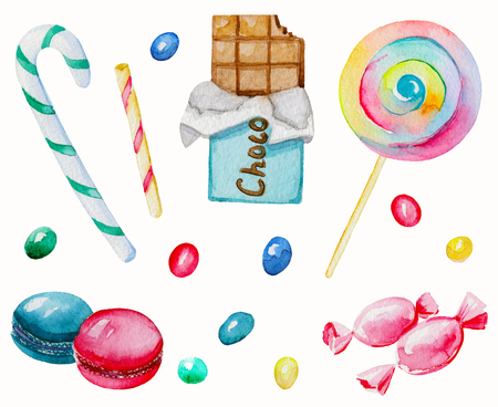 Imagen que contiene diversos dulces como chupetas y diversas golosinas