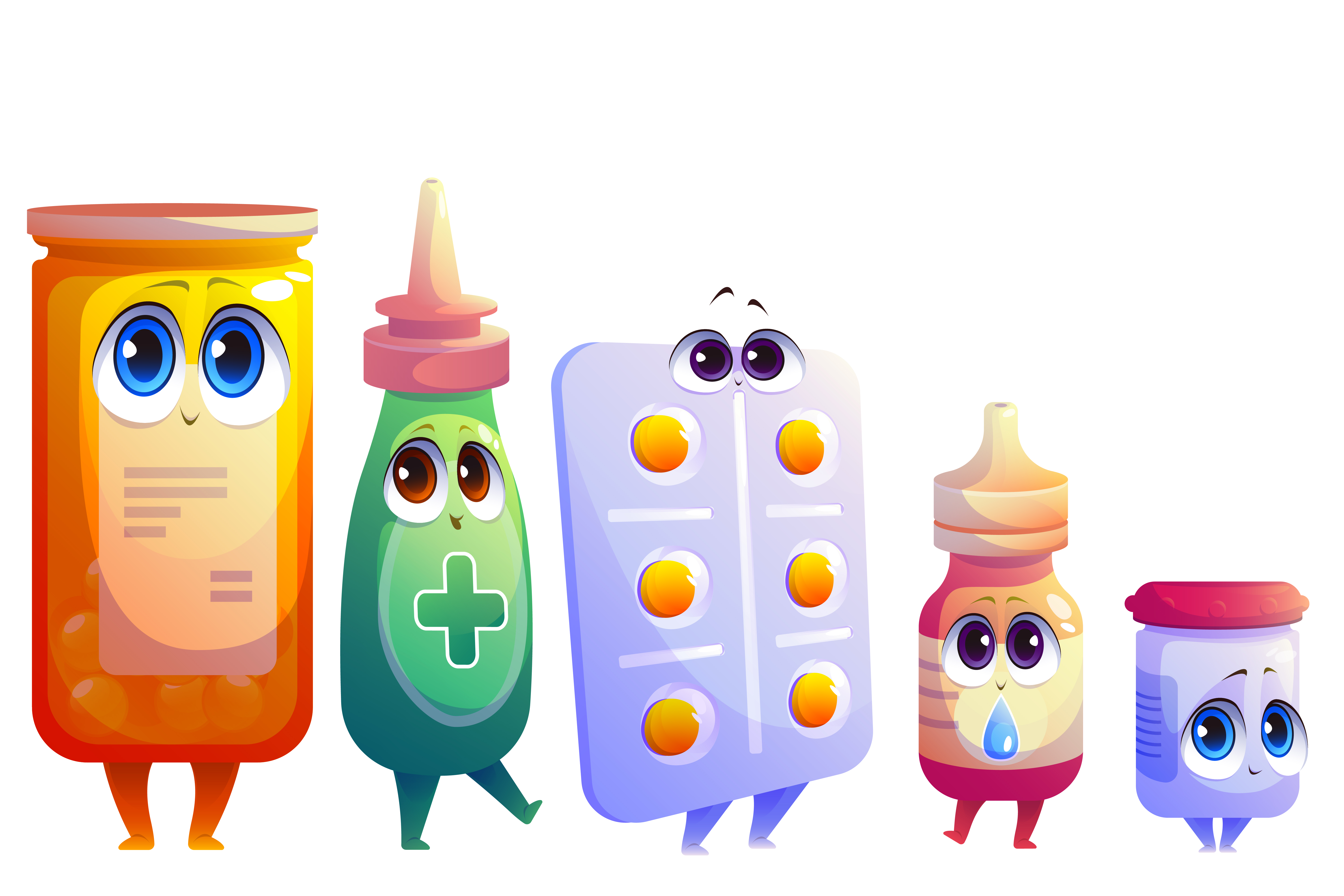 Imagen que contiene varios tipos de medicamentos