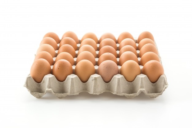 Imagen de una canasta de huevos avinal